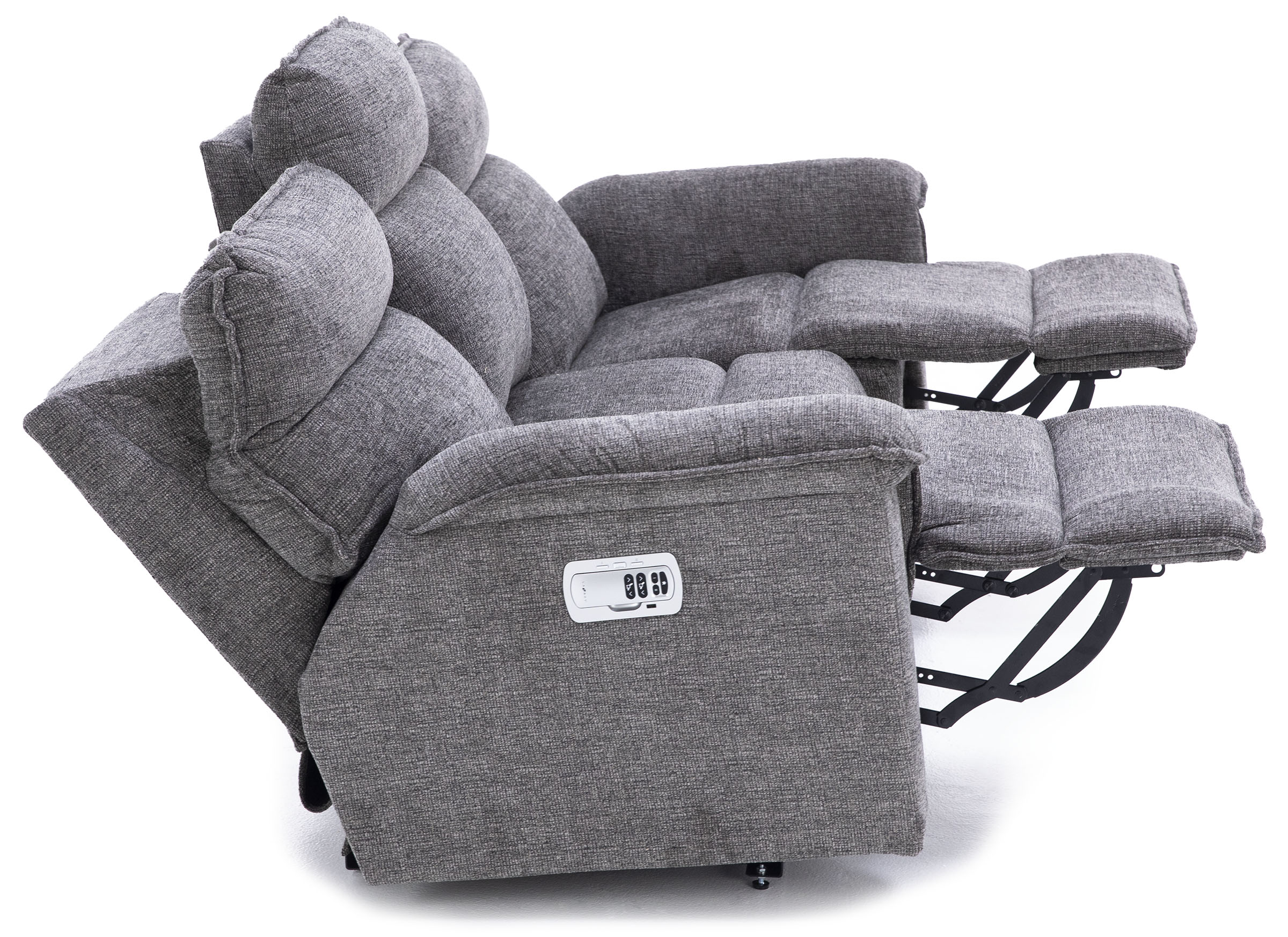 Jay Power Headrest Reclining Sofa With Dual Wireless Remotes