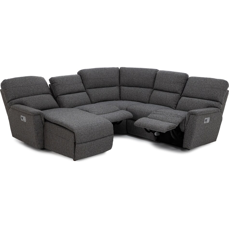 la z boy grey mtn fab sectional pkg  