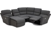 la z boy grey mtn fab sectional pkg  