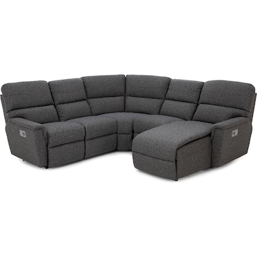 Ava 5-Pc. Power Headrest Reclining Modular With Wireless Remote