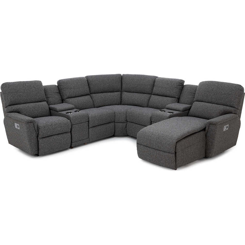 la z boy grey mtn fab sectional pkg  
