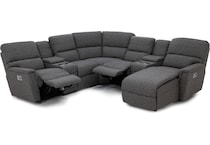 la z boy grey mtn fab sectional pkg  
