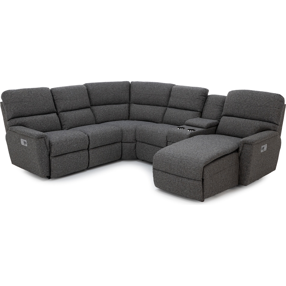 la z boy grey mtn fab sectional pkg  