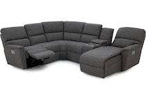 la z boy grey mtn fab sectional pkg  