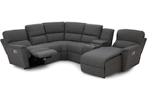 la z boy grey mtn fab sectional pkg  