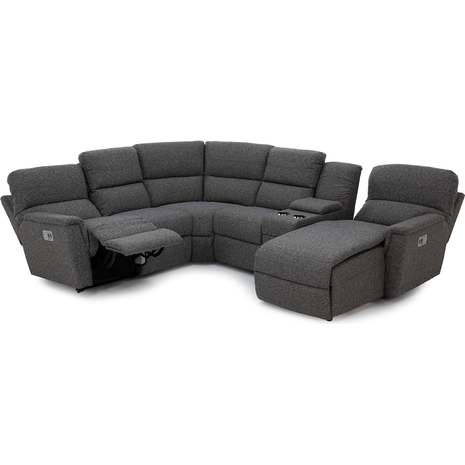 la z boy grey mtn fab sectional pkg  