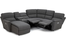 la z boy grey mtn fab sectional qpkg  