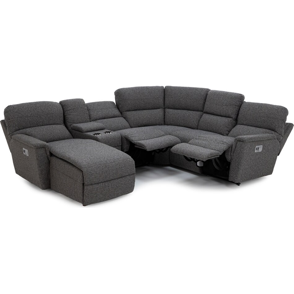 la z boy grey mtn fab sectional qpkg  