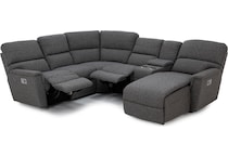 la z boy grey mtn fab sectional zpkg  