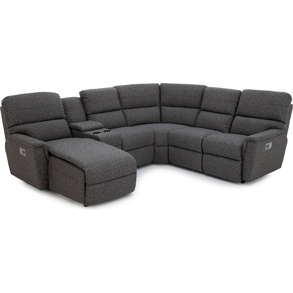 la z boy grey mtn fab sectional pkg  