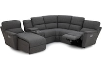 la z boy grey mtn fab sectional pkg  