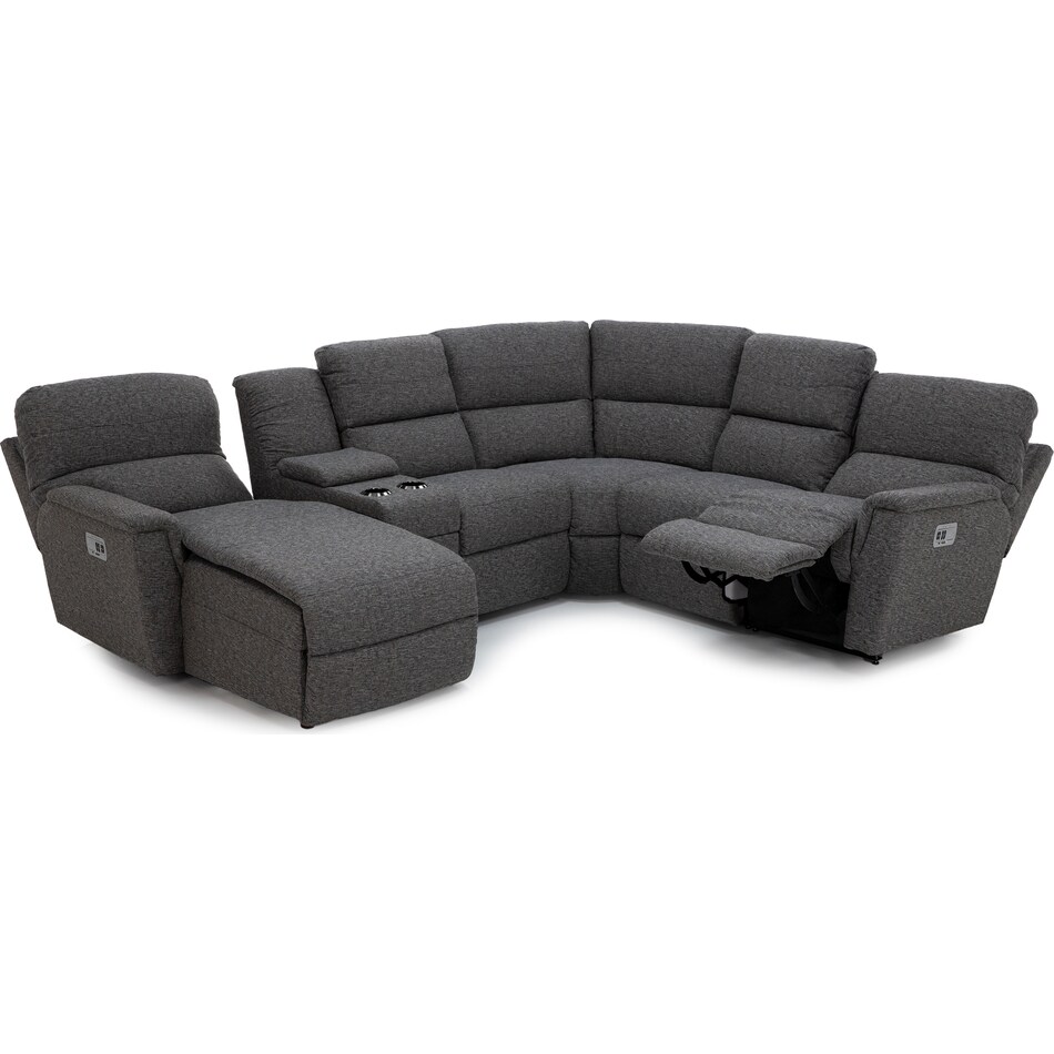 la z boy grey mtn fab sectional pkg  
