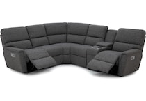 la z boy grey mtn fab sectional pkg  