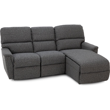 Ava 3-Pc. Power Headrest Reclining Chaise Sofa