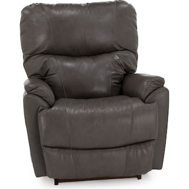 Trouper Leather Fully Loaded Rocker Recliner with Wireless Remote