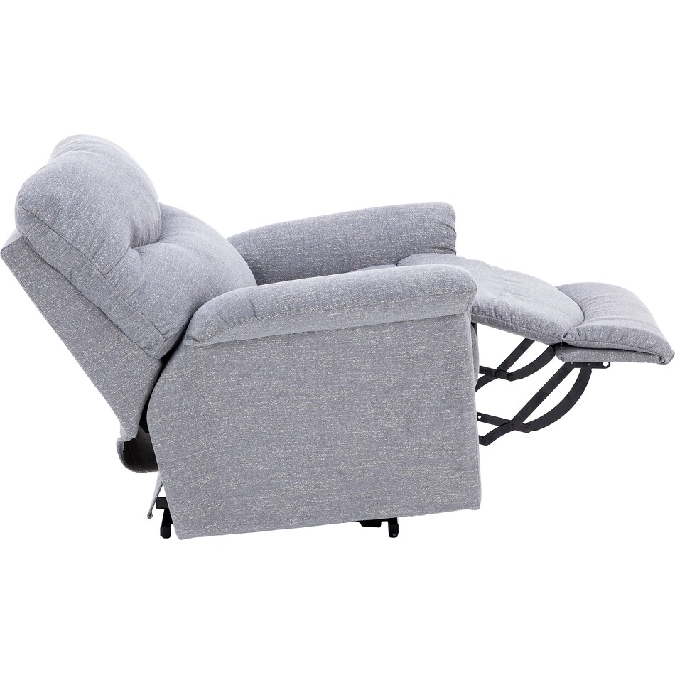 la z boy grey recliner   
