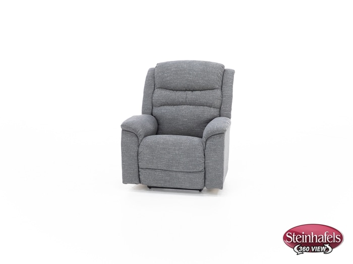 la z boy grey recliner  image   