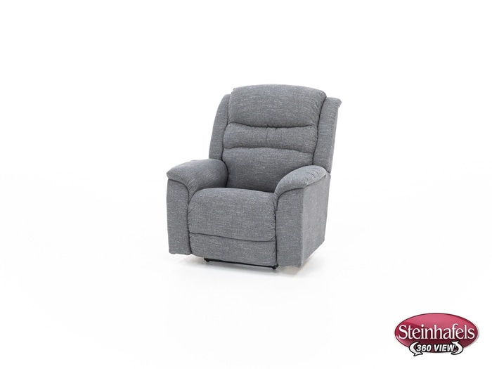 la z boy grey recliner  image   