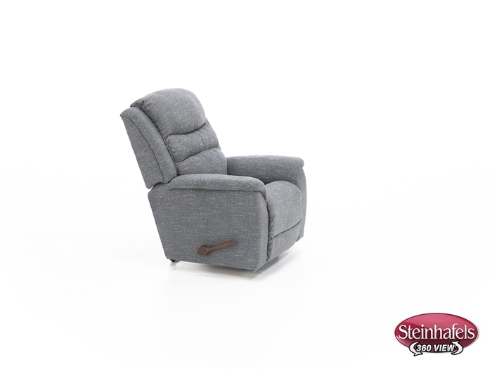 la z boy grey recliner  image   