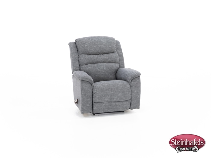 la z boy grey recliner  image   