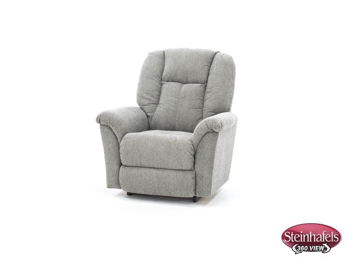 la z boy grey recliner  image   