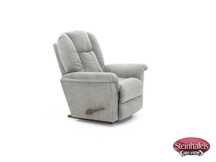 la z boy grey recliner  image   