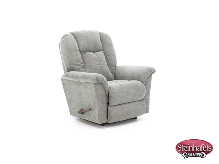 la z boy grey recliner  image   