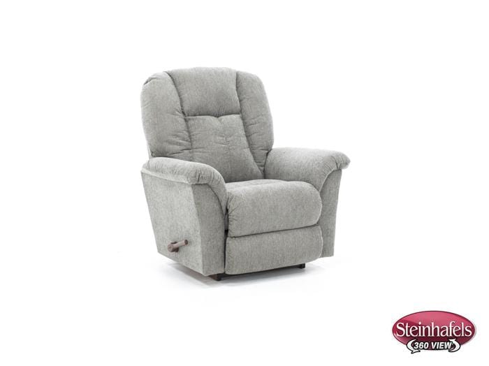 la z boy grey recliner  image   
