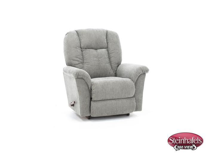 la z boy grey recliner  image   