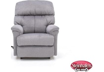 la z boy grey recliner  image   