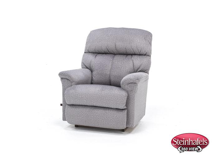 la z boy grey recliner  image   