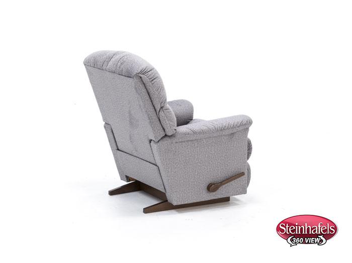 la z boy grey recliner  image   