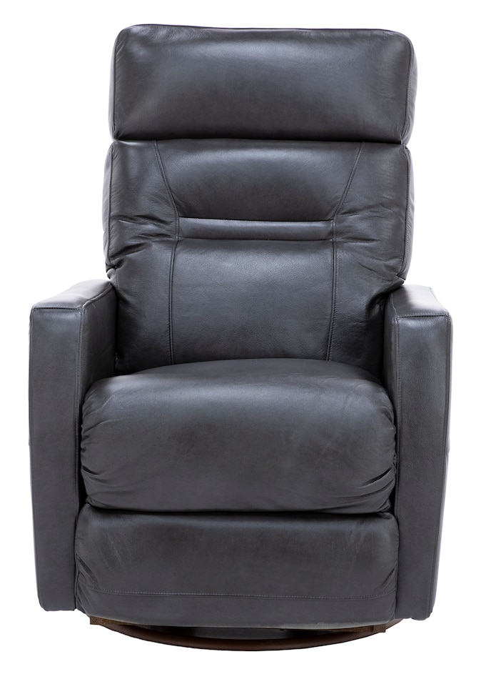 Lennon Leather Fully Loaded Swivel Recliner With Wireless Remote ...