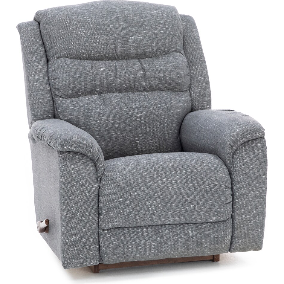 la z boy grey recliner   
