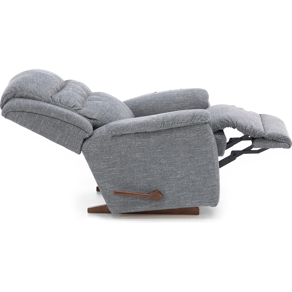 la z boy grey recliner   