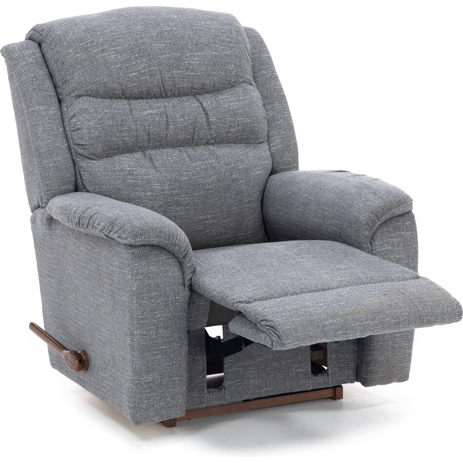 la z boy grey recliner   