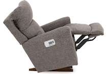 la z boy grey recliner   