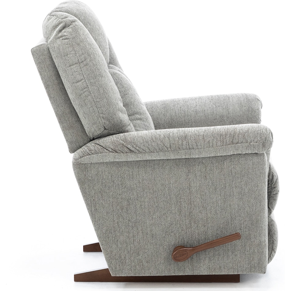 la z boy grey recliner   