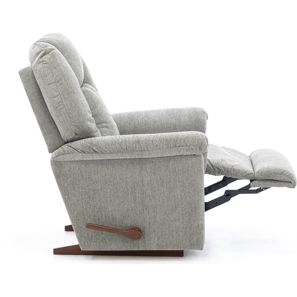 la z boy grey recliner   
