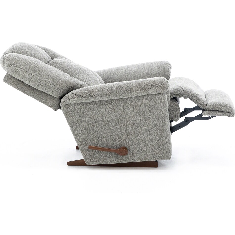 la z boy grey recliner   