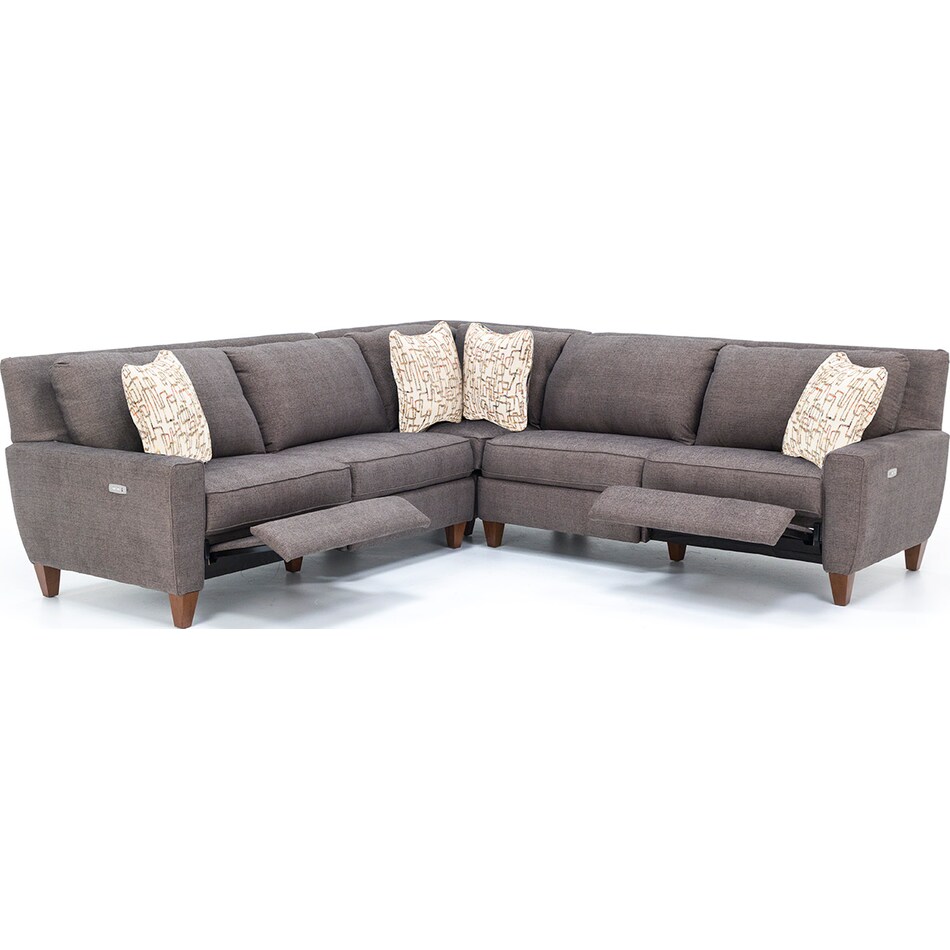la z boy mtn fab sectional pkg  
