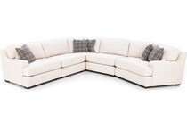 la z boy white sta fab sectional pieces zpkg  