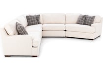 la z boy white sta fab sectional pieces zpkg  