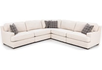 la z boy white sta fab sectional pieces pkg  