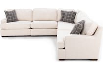 la z boy white sta fab sectional pieces pkg  