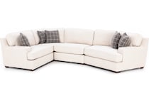 la z boy white sta fab sectional pieces pkg  