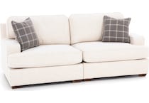 la z boy white sta fab sectional pieces pkg  