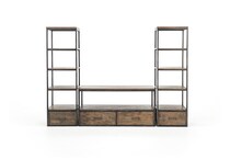 lane furniture brown console pkg  