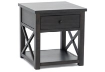 lane furniture brown end table   