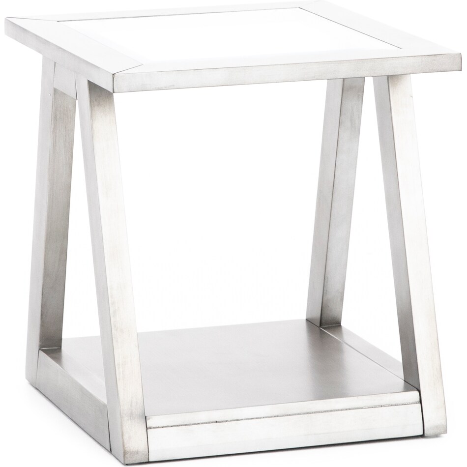lane furniture grey end table vue  